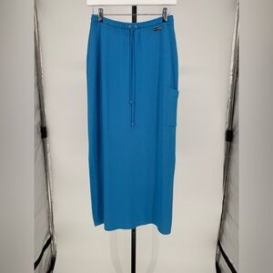 St John Sport Turquoise Knit Skirt sz Small